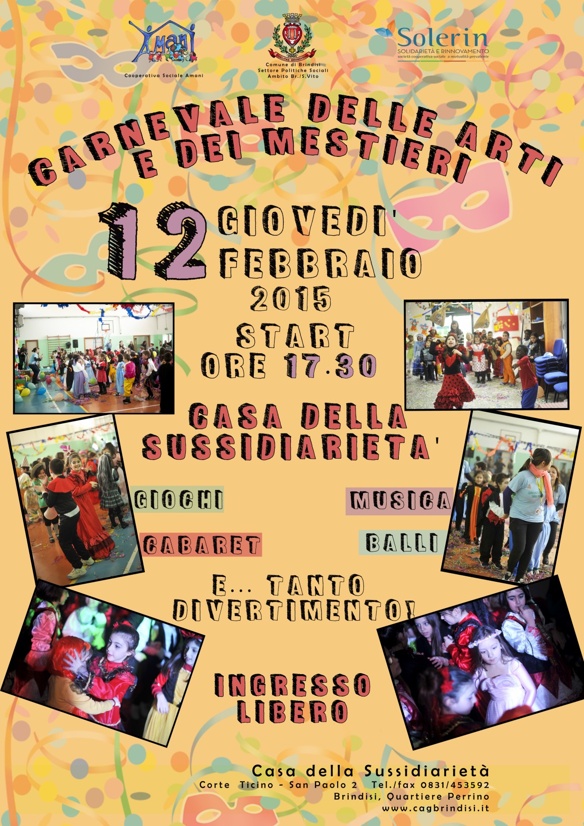 IL CARNEVALE DELLE ARTI E DEI MESTIERI-FESTA AL PERRINO